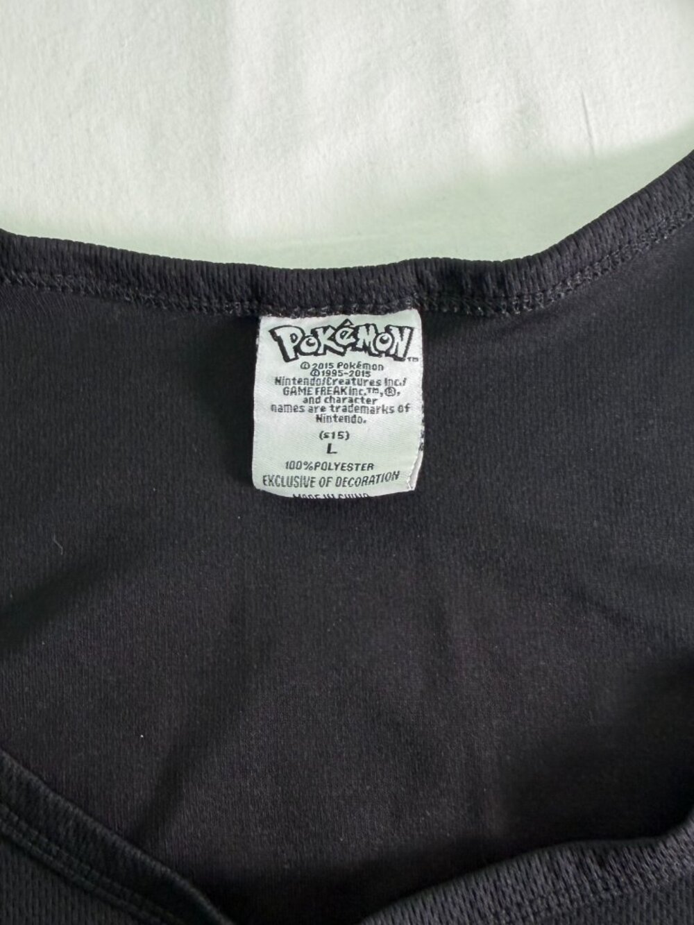 Pokémon Tank Top Black Graphic Pikachu Charmander Squirtle Bulbasaur Size L - Picture 2 of 6